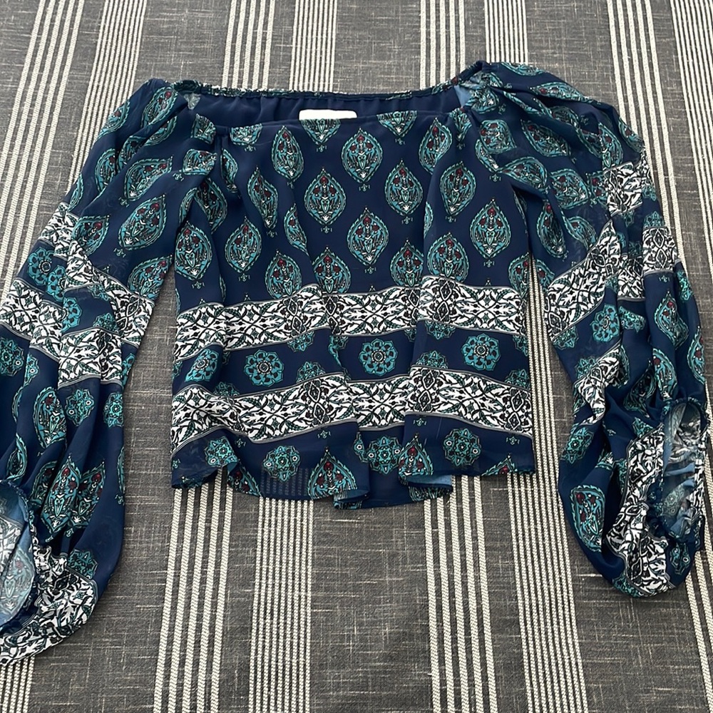 Pattered blouse